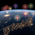ISSから打ち上げられた花火が全国で同時爆発、死傷者ゼロの大成功