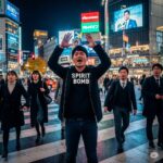 渋谷スクランブル交差点に「元気玉」を求める外国人が出現、一時騒然