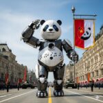 華中、新型兵器「パンダ型ロボット」を初公開　軍事パレードで世界に衝撃　「まるでモビルスーツ」の声も