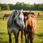 宮崎・清武のウマ「熟年カップル」に突撃取材！ 「人間より深く愛し合っている」と投稿多数
