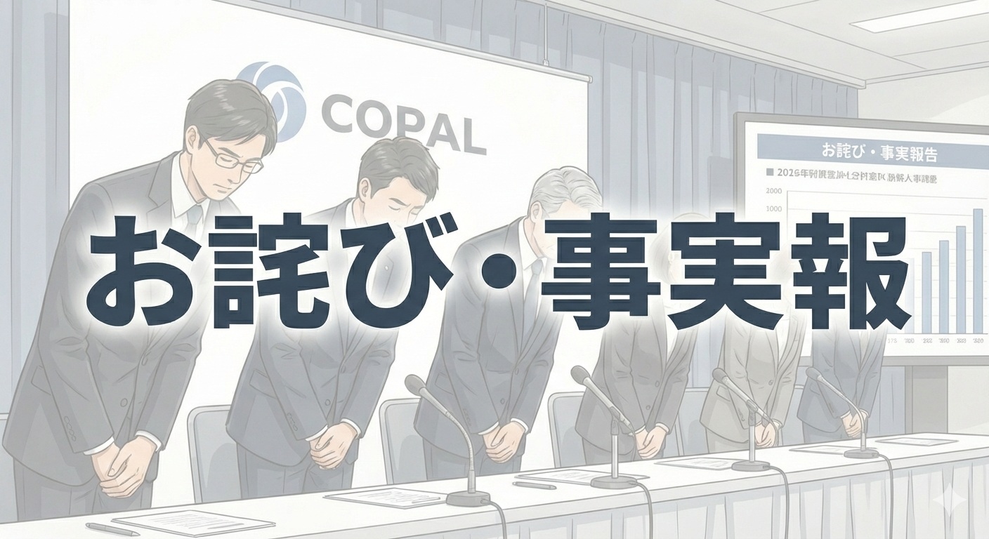 お詫び・事実報・追記